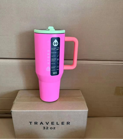 HydroJug Tumbler – 32OZ Stainless Steel Vacuum Insulated Travel Mug with Straw Lid