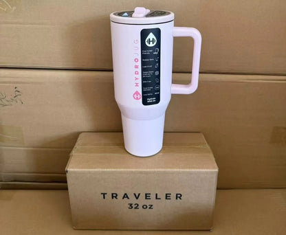 HydroJug Tumbler – 32OZ Stainless Steel Vacuum Insulated Travel Mug with Straw Lid