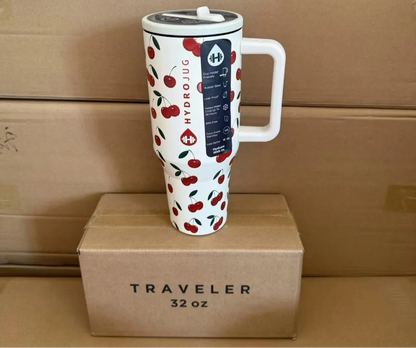 HydroJug Tumbler – 32OZ Stainless Steel Vacuum Insulated Travel Mug with Straw Lid