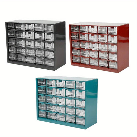 25 Multi-grid Drawer Parts Box Wall-mounted Screw Classification Component Box