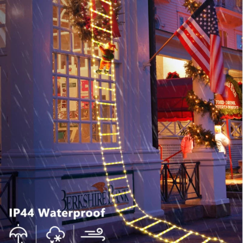 1.5/3M LED Santa Claus Climbing Ladder - Housite 1.5M Warm