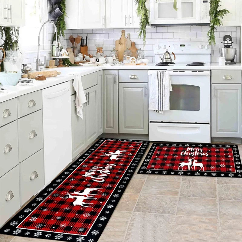 Plaid Christmas Floor Mat - Housite 1 / 40x60cm
