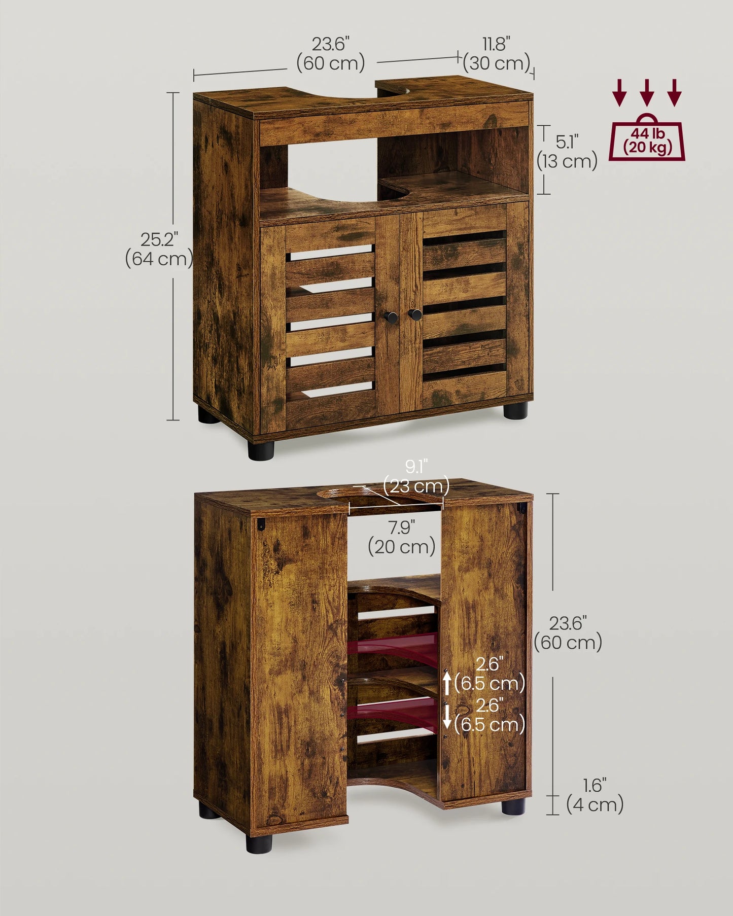Below sink cabinet