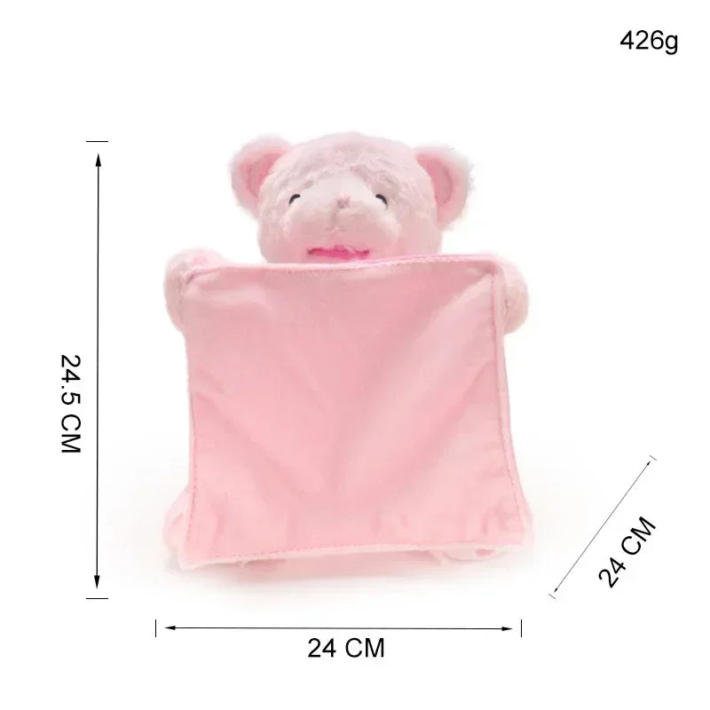 24cm Shy Bear Hide & Seek Plush Toy – The Perfect Interactive Companion for Your Little One!
