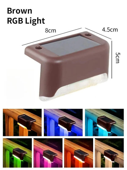Solar Deck Lights 1-6 Pack – Waterproof LED Solar Lights for Stairs, Pathway, Fence & Patio