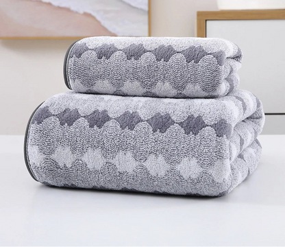 bamboo charcoal coral velvet fiber bath towel
