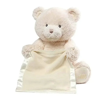 24cm Shy Bear Hide & Seek Plush Toy – The Perfect Interactive Companion for Your Little One!