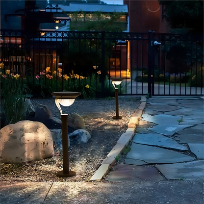 Solar-Powered Garden Lamp – Eco-Friendly Outdoor Lighting for Pathways & Gardens