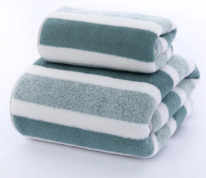 bamboo charcoal coral velvet fiber bath towel
