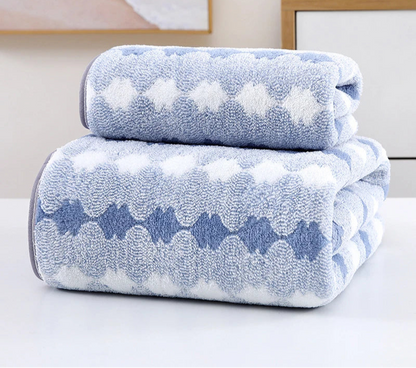 bamboo charcoal coral velvet fiber bath towel