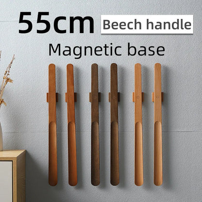 Magnetic Shoehorn – Durable Beech Wood Design for Effortless Shoe Assistance