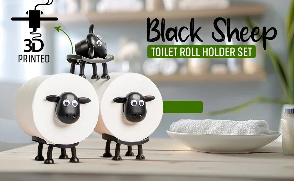 Funny Sheep Toilet Roll Holder – Cute & Free-Standing Bathroom Decor
