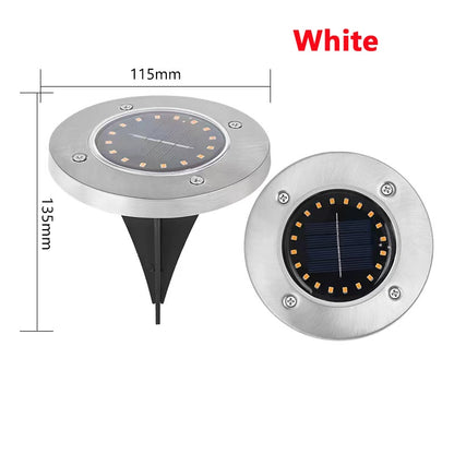 8/20LED Solar Power Disk Light-0-the Housite UK