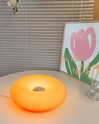 Bauhaus Table Lamp – USB Plug-In Donut Ambient Light