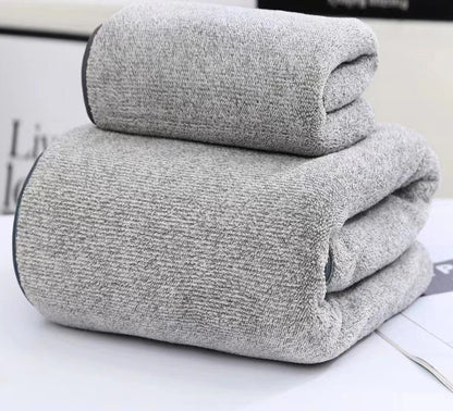 bamboo charcoal coral velvet fiber bath towel