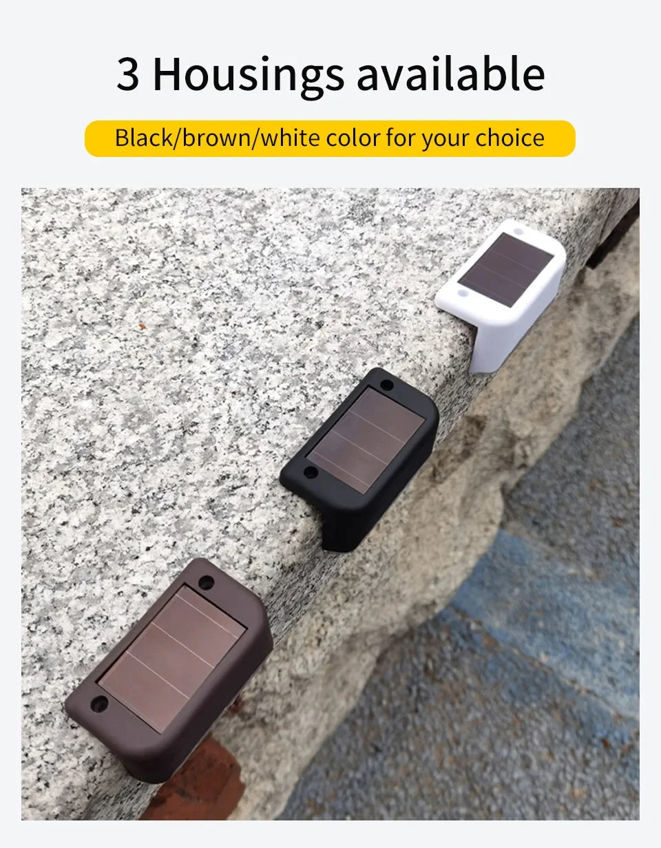 Solar Deck Lights 1-6 Pack – Waterproof LED Solar Lights for Stairs, Pathway, Fence & Patio