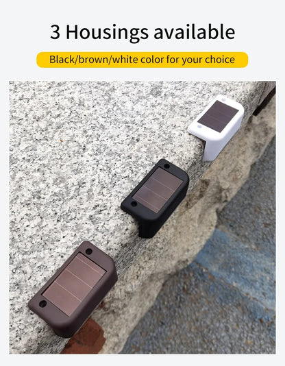 Solar Deck Lights 1-6 Pack – Waterproof LED Solar Lights for Stairs, Pathway, Fence & Patio