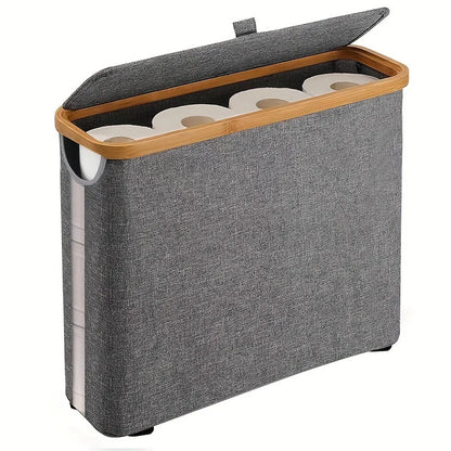 Toilet Paper Storage Basket with Lid – Organize Your Bathroom Essentials
