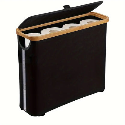 Toilet Paper Storage Basket with Lid – Organize Your Bathroom Essentials