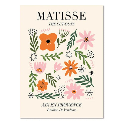 Matisse Poster Abstract Canvas Painting Wall Art