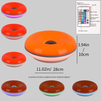 Bauhaus Table Lamp – USB Plug-In Donut Ambient Light