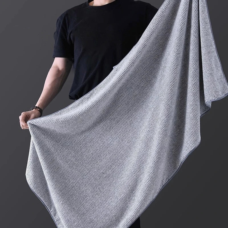 High quality bamboo charcoal coral velvet fiber bath towel