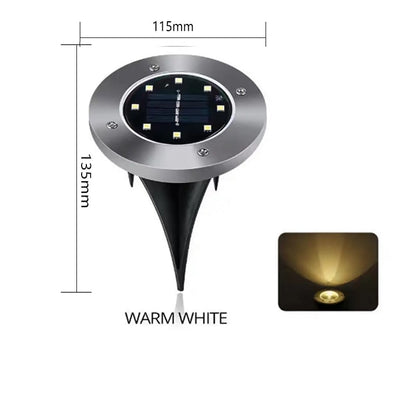 8/20LED Solar Power Disk Light-0-the Housite UK