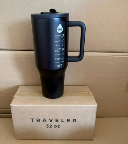 HydroJug Tumbler – 32OZ Stainless Steel Vacuum Insulated Travel Mug with Straw Lid