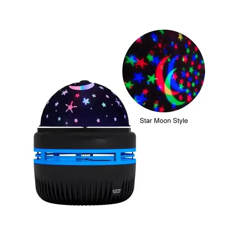 🌙 LED Starry Sky Night Light Projector – USB Rotating Magic Ball Lamp