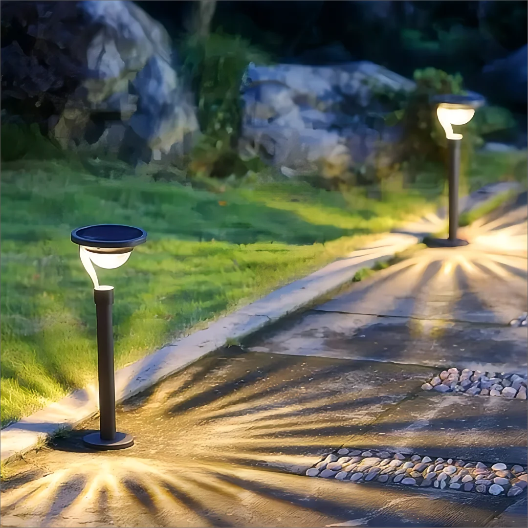 Solar-Powered Garden Lamp – Eco-Friendly Outdoor Lighting for Pathways & Gardens