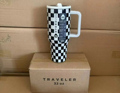 HydroJug Tumbler – 32OZ Stainless Steel Vacuum Insulated Travel Mug with Straw Lid