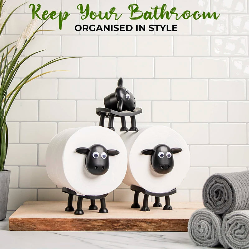 Funny Sheep Toilet Roll Holder – Cute & Free-Standing Bathroom Decor