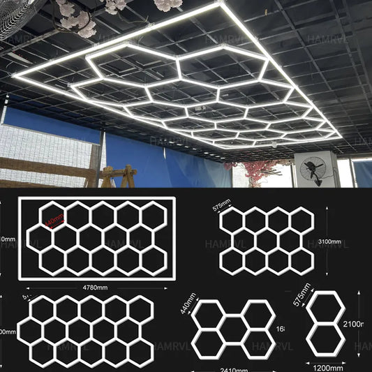 Hexagon Garage Light
