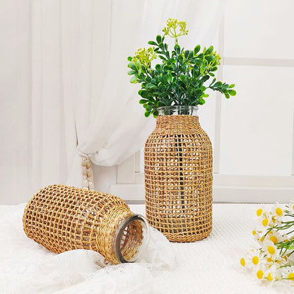 Elevate Your Home Decor with Housite’s Handwoven Rattan Vase