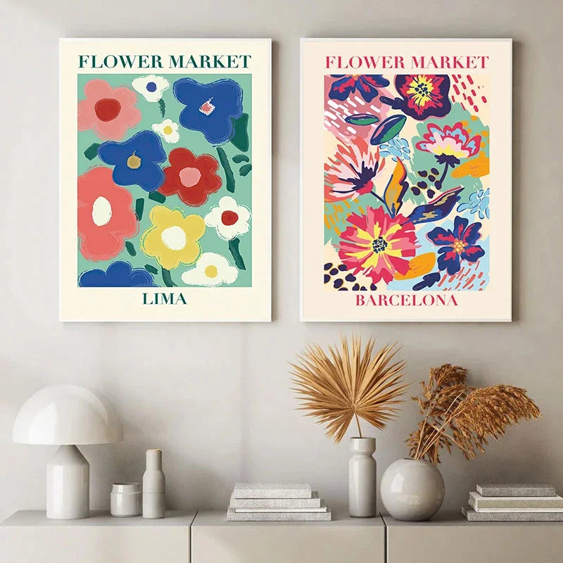 Matisse Poster Abstract Canvas Painting Wall Art