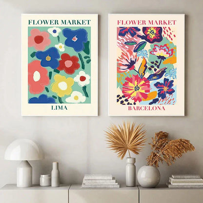 Matisse Poster Abstract Canvas Painting Wall Art