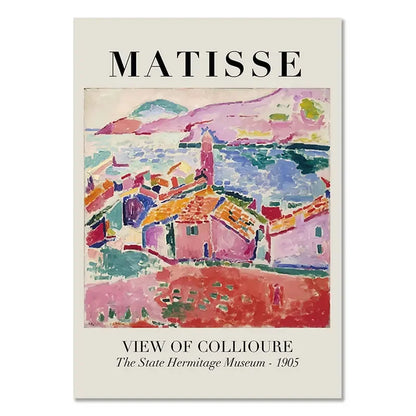 Matisse Poster Abstract Canvas Painting Wall Art