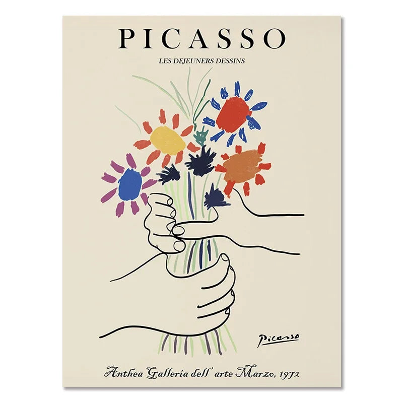 Matisse Poster Abstract Canvas Painting Wall Art