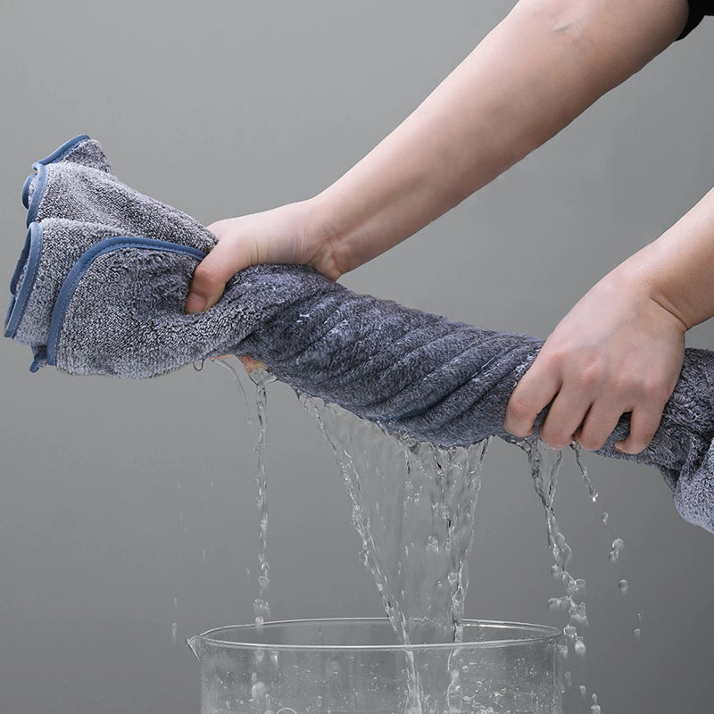 High quality bamboo charcoal coral velvet fiber bath towel