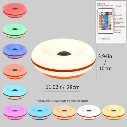 Bauhaus Table Lamp – USB Plug-In Donut Ambient Light