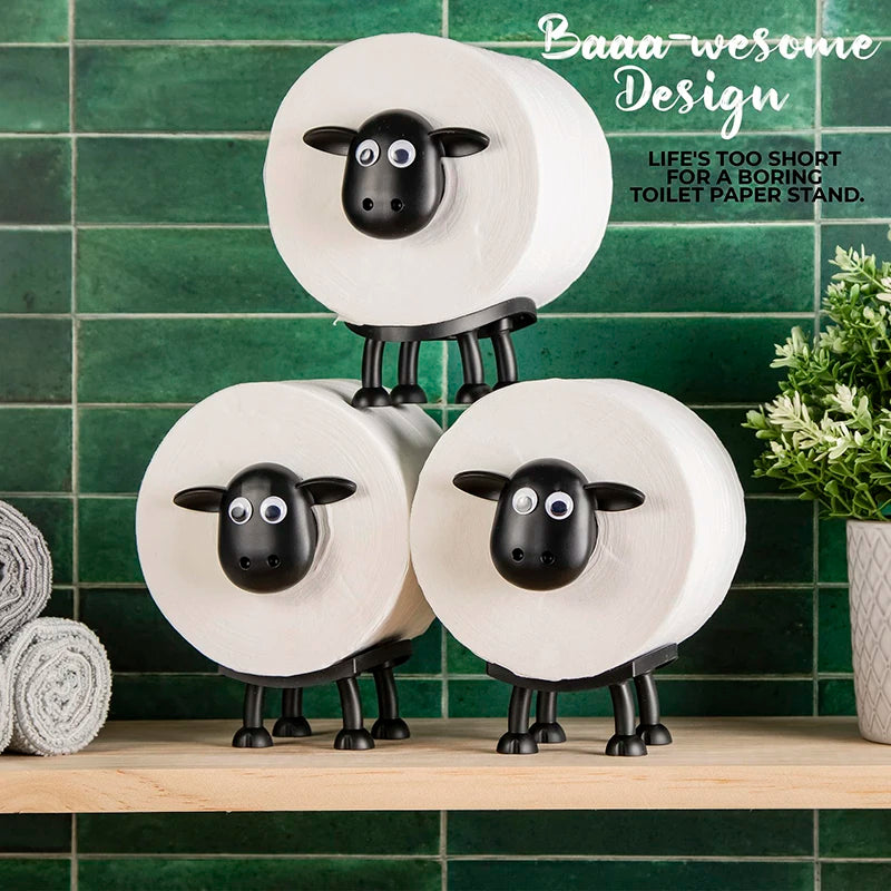 Funny Sheep Toilet Roll Holder – Cute & Free-Standing Bathroom Decor