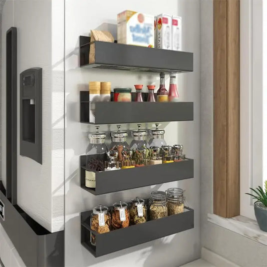 Magnetic Fridge Organizer – Space-Saving, Adjustable, and Stylish Kitchen Storage Solution