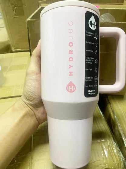 HydroJug Tumbler – 32OZ Stainless Steel Vacuum Insulated Travel Mug with Straw Lid