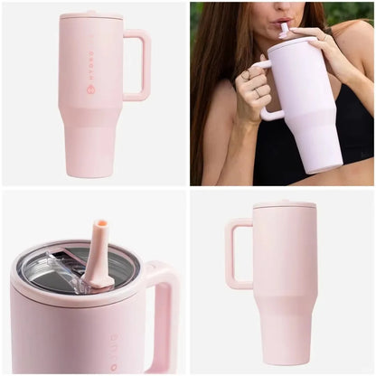 HydroJug Tumbler – 32OZ Stainless Steel Vacuum Insulated Travel Mug with Straw Lid