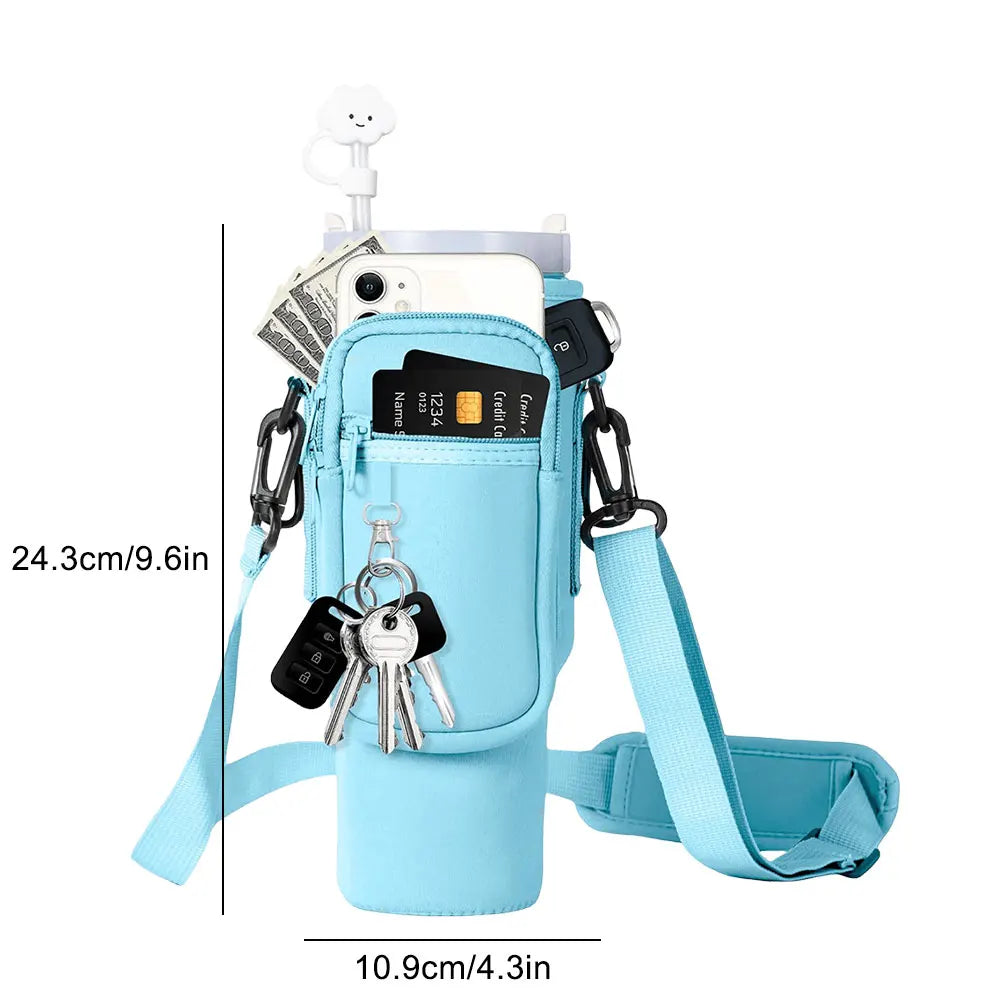 40oz Stanley Water Bottle cross body Carrier Bag