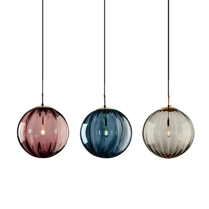 Modern Stained Glass Chandelier | Pendant Light for Restaurants, Bars & Home Decor | Artistic Hanging Light Fixture