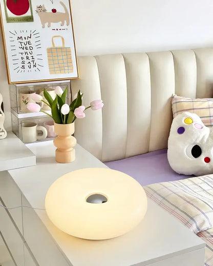 Bauhaus Table Lamp – USB Plug-In Donut Ambient Light