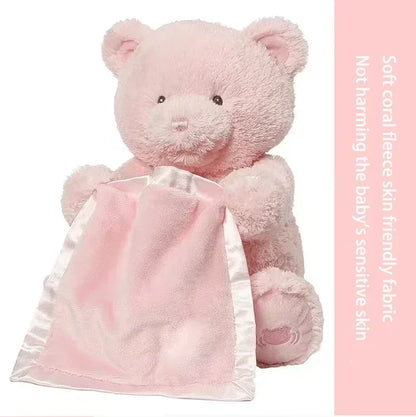 24cm Shy Bear Hide & Seek Plush Toy – The Perfect Interactive Companion for Your Little One!