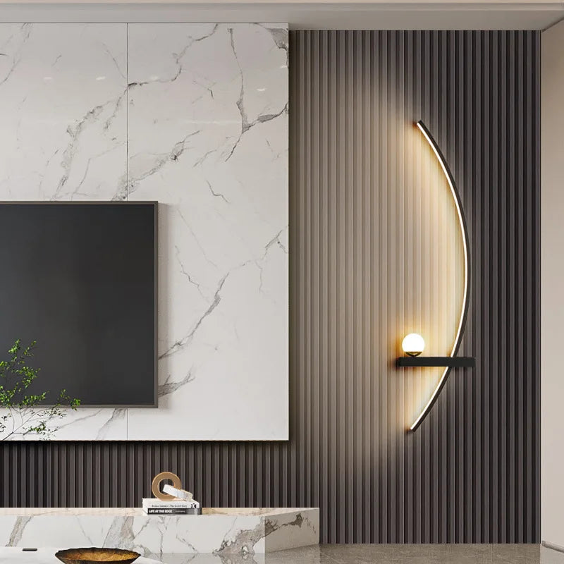The Nordic Curve Bedroom Light - Sleek Modern Design Fixture