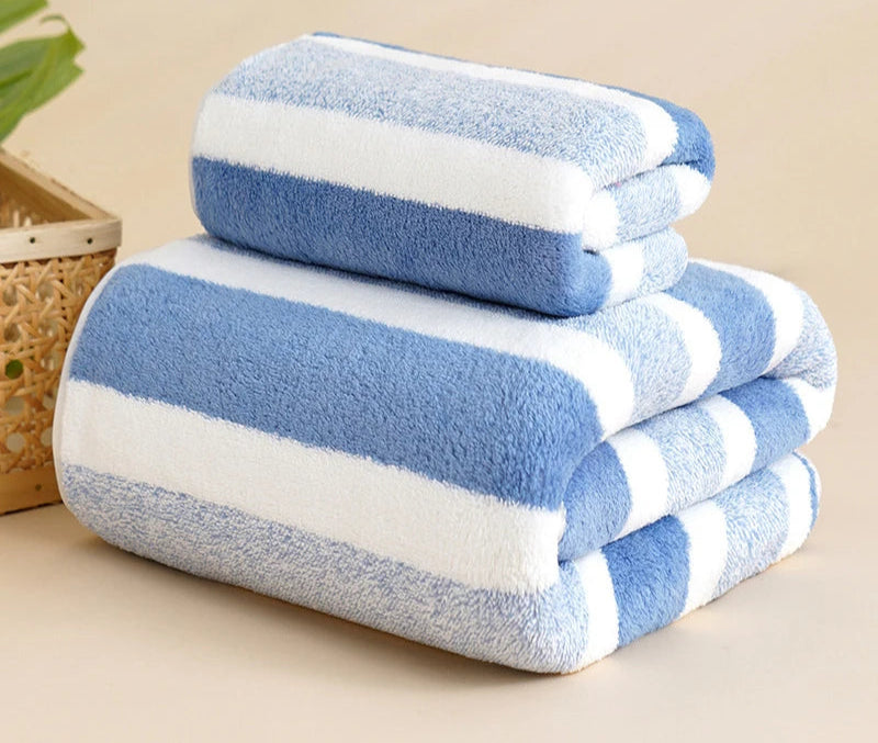 High quality bamboo charcoal coral velvet fiber bath towel